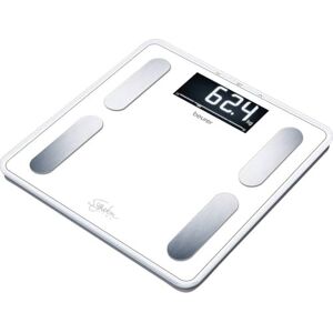 Beurer BF400 White Signature Line Body Analysis Scale Precise Body Analysis with 10 User Profiles Extra Large Inverse LCD Display Capacity up to 200 kg Beurer BF400 White Signature Line Body Analysis Scale Precise Body Analysis with 10 User Profiles Extra Large Inverse LCD Display Capacity up to 200 kg