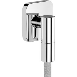 Hansgrohe FixFit Fine Q Shower Outlet Elbow, Shower Outlet Connector with Non-Return Valve, Wall Outlet Elbow, Chrome, 28884000 Hansgrohe FixFit Fine Q Shower Outlet Elbow, Shower Outlet Connector with Non-Return Valve, Wall Outlet Elbow, Chrome, 28884000