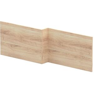 nuie MPD3035 Arno Modern Bathroom Square Shower Bath Front Panel, 1700mm, Bleached Oak Woodgrain nuie MPD3035 Arno Modern Bathroom Square Shower Bath Front Panel, 1700mm, Bleached Oak Woodgrain
