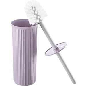 Superio Ribbed Collection Decorative Plastic Toilet Bowl Brush and Holder Set, Lilac Purple (1 Pack) Cleaner Scrubber for Bathroom Superio Ribbed Collection Decorative Plastic Toilet Bowl Brush and Holder Set, Lilac Purple (1 Pack) Cleaner Scrubber for Bathroom