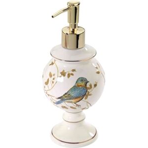 Avanti Linens Lotion Pump/Soap Dispenser, Countertop Accessories, Nature Inspired Bathroom Decor (Gilded Birds Collection) Avanti Linens Lotion Pump/Soap Dispenser, Countertop Accessories, Nature Inspired Bathroom Decor (Gilded Birds Collection)