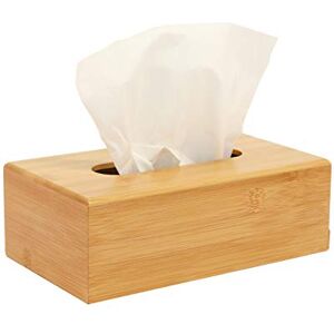Osco Bamboo Rectanglular Tissue Box, Eco-Friendly Tissue Holder, Napkin Dispenser for Home Office Bathroom, Natural Bamboo Tissue Cover, Fits Standard Square Tissue Cartons, Single Osco Bamboo Rectanglular Tissue Box, Eco-Friendly Tissue Holder, Napkin Dispenser for Home Office Bathroom, Natural Bamboo Tissue Cover, Fits Standard Square Tissue Cartons, Single