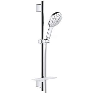 Grohe Rainshower 130 Smartactive Shower Rail Set 3-Spray 130mm Hand Shower with 600mm Rail, 1750mm Silverflex Hose Chrome Finish Made in Germany 26546000 Grohe Rainshower 130 Smartactive Shower Rail Set 3-Spray 130mm Hand Shower with 600mm Rail, 1750mm Silverflex Hose Chrome Finish Made in Germany 26546000