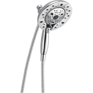 Delta 58480-PK In2ition H2Okinetic 5-Setting Two-in-One Handshower Showerhead, Chrome by Faucet Delta 58480-PK In2ition H2Okinetic 5-Setting Two-in-One Handshower Showerhead, Chrome by Faucet