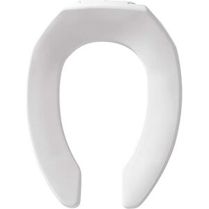 Bemis Church 295CT 000 Toilet Seat Without Cover Will Never Loosen & Reduce Call-Backs, Elongated, Plastic, White Bemis Church 295CT 000 Toilet Seat Without Cover Will Never Loosen & Reduce Call-Backs, Elongated, Plastic, White