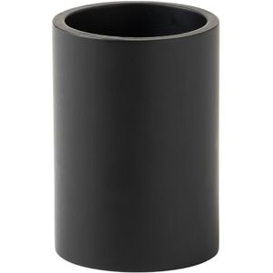 Gedy Brenda Toothbrush Holder, Resin, Matte Black, 7 x 7 x 10 Gedy Brenda Toothbrush Holder, Resin, Matte Black, 7 x 7 x 10