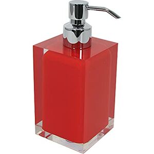 Gedy Bathroom Soap Dispenser, Resin, red, 16.2 x 7 x 7 cm Gedy Bathroom Soap Dispenser, Resin, red, 16.2 x 7 x 7 cm