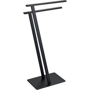 WENKO Lirio Towel Stand Matt Black, Metal, 20 x 76.5 x 40 cm WENKO Lirio Towel Stand Matt Black, Metal, 20 x 76.5 x 40 cm
