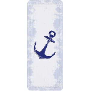 Kleine Wolke "Anchor Bath Safety Mat, PVC Foam, Dark Blue, 92 x 36 x 0.3 cm Kleine Wolke "Anchor Bath Safety Mat, PVC Foam, Dark Blue, 92 x 36 x 0.3 cm