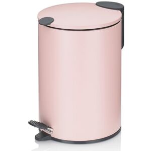 Kela 23617 Dust Bin, 3 l, Silent Close, Metal, Mats, Cloud Pink Kela 23617 Dust Bin, 3 l, Silent Close, Metal, Mats, Cloud Pink