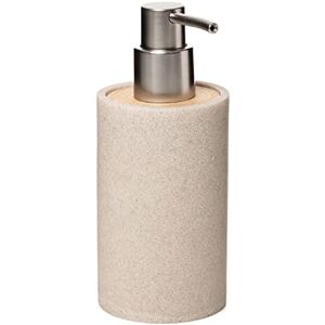 TATAY Soap Dispenser, Beige, 9 x 7,3 x 17 cm TATAY Soap Dispenser, Beige, 9 x 7,3 x 17 cm