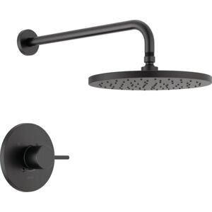 DELTA Raincan Modern Shower Valve Trim Kit Round Single Function Black Shower Faucet Set Rain Shower Head Black Shower Trim Kit Matte Black DELTA Raincan Modern Shower Valve Trim Kit Round Single Function Black Shower Faucet Set Rain Shower Head Black Shower Trim Kit Matte Black