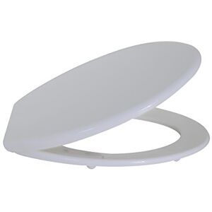 MSV Polypropylene Toilet Seat, White, 46 x 37 x 1 cm MSV Polypropylene Toilet Seat, White, 46 x 37 x 1 cm