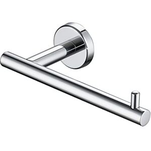 JQK Chrome Toilet Paper Holder, 5 Inch 304 Stainless Steel Tissue Paper Dispenser for Bathroom, Hold Mega Rolls, Polished Chrome Wall Mount, TPH100-CH JQK Chrome Toilet Paper Holder, 5 Inch 304 Stainless Steel Tissue Paper Dispenser for Bathroom, Hold Mega Rolls, Polished Chrome Wall Mount, TPH100-CH