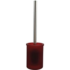 Spirella Yoko Toilet Brush with Hygienic Container Glass Red Spirella Yoko Toilet Brush with Hygienic Container Glass Red