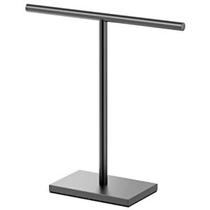 Gatco 1444MX, Modern Rectangle Base Freestanding Countertop Towel Holder, Matte Black / 10.50" W x 11.13" H T-Shape Style Countertop Hand Towel Holder for Bathroom, Kitchen/Fingertip Towel Rack Gatco 1444MX, Modern Rectangle Base Freestanding Countertop Towel Holder, Matte Black / 10.50" W x 11.13" H T-Shape Style Countertop Hand Towel Holder for Bathroom, Kitchen/Fingertip Towel Rack