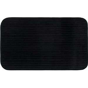 Gözze Non-Slip Soft Bath Mat, 100% Polyester, 50 x 70 cm Black Gözze Non-Slip Soft Bath Mat, 100% Polyester, 50 x 70 cm Black