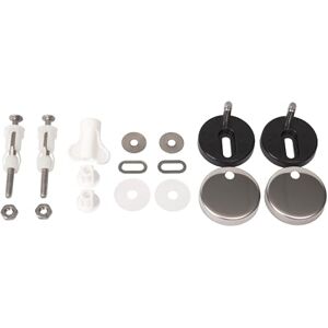 Kleine Wolke Toilet Seat Buffer Set Assembly Kit Silver Kleine Wolke Toilet Seat Buffer Set Assembly Kit Silver