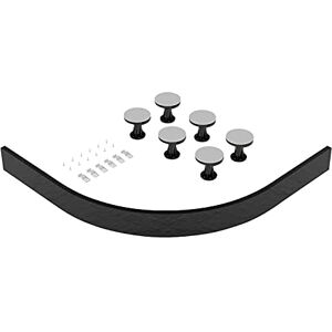 Hudson Reed nuie LEG5S ǀ Modern Bathroom Easy Plumb Leg & Plinth Set, for 700-900mm Quadrant & Offset Quadrant 'Pearlstone Matrix' Shower Tray, 700mm 900mm, Slate Grey Hudson Reed nuie LEG5S ǀ Modern Bathroom Easy Plumb Leg & Plinth Set, for 700-900mm Quadrant & Offset Quadrant 'Pearlstone Matrix' Shower Tray, 700mm 900mm, Slate Grey