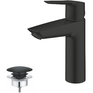 Grohe Start 237462432 Energy-Saving Washbasin Tap, Cold Water in Central Position (Tap for Bathroom Sink, 19 cm High, with Pop-Up Drain, with Practical 3-in-1 Tool), Black Grohe Start 237462432 Energy-Saving Washbasin Tap, Cold Water in Central Position (Tap for Bathroom Sink, 19 cm High, with Pop-Up Drain, with Practical 3-in-1 Tool), Black