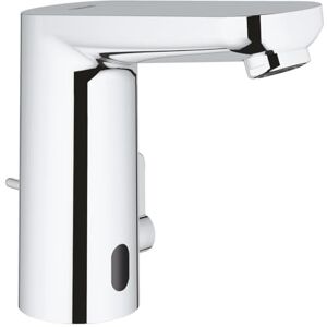Grohe Eurosmart CE Touchless Basin Mixer Tap with Infrared Sensor and Pop-Up Waste (Water Saving Technology, Battery Powered, 7 Pre-Set Programs, Tails 3/8 Inch), Size 132 mm, Chrome, 36331001 Grohe Eurosmart CE Touchless Basin Mixer Tap with Infrared Sensor and Pop-Up Waste (Water Saving Technology, Battery Powered, 7 Pre-Set Programs, Tails 3/8 Inch), Size 132 mm, Chrome, 36331001