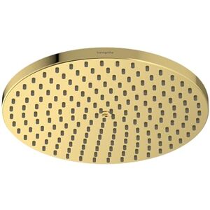Hansgrohe 28821990 Raindance S Overhead Shower 240 1jet PowderRain EcoSmart, Polished Gold Optic, Wall/Ceiling Connection Hansgrohe 28821990 Raindance S Overhead Shower 240 1jet PowderRain EcoSmart, Polished Gold Optic, Wall/Ceiling Connection