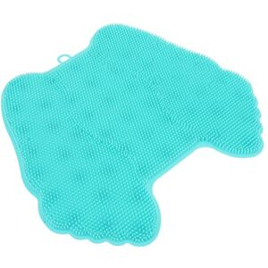 TAEKHW Foot Care 1Pc Silicone Foot Brush Shower Acupressure mat Silicone scrubbers Foot Massage Scrubber Silicone Foot Scrubber Foot Massage mat Foot Brush Cleaner feet Pedicure Brush (Color : Blue) TAEKHW Foot Care 1Pc Silicone Foot Brush Shower Acupressure mat Silicone scrubbers Foot Massage Scrubber Silicone Foot Scrubber Foot Massage mat Foot Brush Cleaner feet Pedicure Brush (Color : Blue)