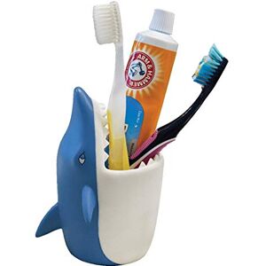 Lily's Home Lily’s Home Fun Kids Animal Toothbrush Holder, Bathroom Organizer, Pencil Cup Shark Lily's Home Lily’s Home Fun Kids Animal Toothbrush Holder, Bathroom Organizer, Pencil Cup Shark