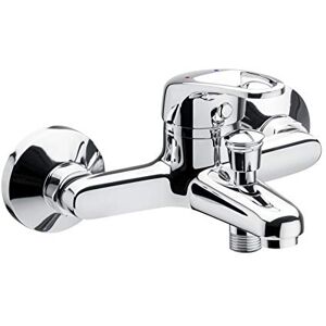 Cornat Tavira TAV2 Bath Tap Fitting-High-Quality Brass Body-Chrome-Plated-1/2 Inch Shower Outlet/Single-Lever Wall Mounting Mixer Cornat Tavira TAV2 Bath Tap Fitting-High-Quality Brass Body-Chrome-Plated-1/2 Inch Shower Outlet/Single-Lever Wall Mounting Mixer
