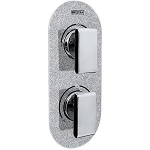 Bristan MPIV2 SHCDIV SS Sparkle Metallic Pivot 2 Concealed Dual Control Valve and Diverter, Chrome/Silver Bristan MPIV2 SHCDIV SS Sparkle Metallic Pivot 2 Concealed Dual Control Valve and Diverter, Chrome/Silver