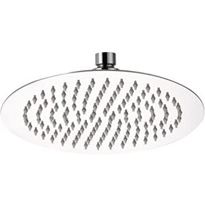 MARWELL R01R Shower Head Diameter 25 cm Rain Shower Stainless Steel with 1 Jet Type G1/2 Chrome MARWELL R01R Shower Head Diameter 25 cm Rain Shower Stainless Steel with 1 Jet Type G1/2 Chrome