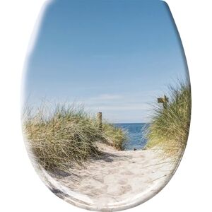 Kleine Wolke 1867 Borkum Toilet seat, Multi-Coloured, 37x 45 cm Kleine Wolke 1867 Borkum Toilet seat, Multi-Coloured, 37x 45 cm