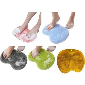 tixoacke Back Foot Wash Brush with Sucker Massage Mat Scrubber Foot Brush Anti-Slip Bathroom Non-Slip Bath Mat Unisex Shower Foot Scrubber tixoacke Back Foot Wash Brush with Sucker Massage Mat Scrubber Foot Brush Anti-Slip Bathroom Non-Slip Bath Mat Unisex Shower Foot Scrubber
