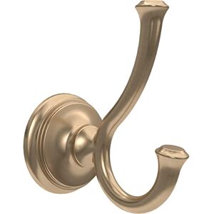 DELTA Faucet 79735-CZ Cassidy Double Robe Hook, Champagne Bronze DELTA Faucet 79735-CZ Cassidy Double Robe Hook, Champagne Bronze