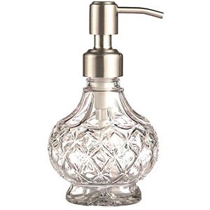 YunNasi Soap Dispenser with Stainless Steel Pump, Clear Crystal Design, Vintage and Elegant, Refillable Liquid Hand Soap Dish Soap Dispensers for Bathroom Counter, Kitchen Sink (Style 1) YunNasi Soap Dispenser with Stainless Steel Pump, Clear Crystal Design, Vintage and Elegant, Refillable Liquid Hand Soap Dish Soap Dispensers for Bathroom Counter, Kitchen Sink (Style 1)