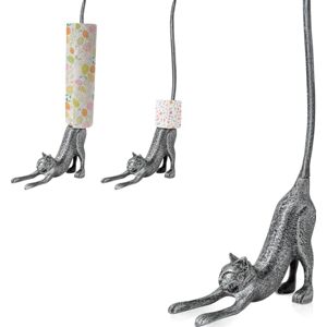 Comfify Yoga Cat Decorative Paper Towel Holder or Toilet Paper Holder by Adorable Downward Dog Pose Kitty- Cast Iron Paper Towel Stand Antiqued Cast Iron White Color 19" Silver with Black Comfify Yoga Cat Decorative Paper Towel Holder or Toilet Paper Holder by Adorable Downward Dog Pose Kitty- Cast Iron Paper Towel Stand Antiqued Cast Iron White Color 19" Silver with Black