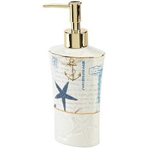 Avanti Linens Lotion Pump/Soap Dispenser, Guest Bathroom Essentials, Nautical Inspired Home Decor (Antigua Collection) Avanti Linens Lotion Pump/Soap Dispenser, Guest Bathroom Essentials, Nautical Inspired Home Decor (Antigua Collection)