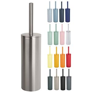 Spirella Nyo Steel Brushed Toilet Brush, Silver Spirella Nyo Steel Brushed Toilet Brush, Silver