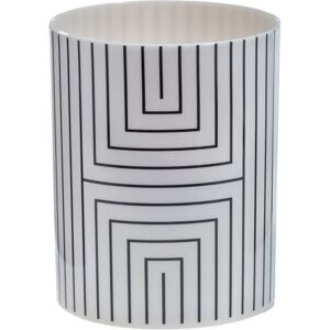 Spirella Toothbrush Holder Plastic Graphic 7.3 x 9 cm White/Black Spirella Toothbrush Holder Plastic Graphic 7.3 x 9 cm White/Black