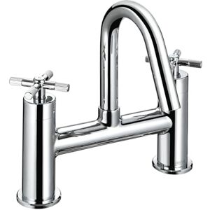 Bristan Cruzar Bath Filler Tap with Durable Ceramic Disc Valves, Deck Mounted, Chrome Finish Bristan Cruzar Bath Filler Tap with Durable Ceramic Disc Valves, Deck Mounted, Chrome Finish
