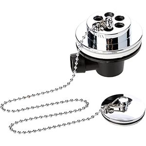 Bristan W BATH11 C Luxury Bath Waste with Brass Plug Chrome Bristan W BATH11 C Luxury Bath Waste with Brass Plug Chrome