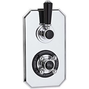 Hudson Reed Old London A3057E Edwardian Traditional Bathroom Shower Triple Thermostatic Shower Valve, Chrome Hudson Reed Old London A3057E Edwardian Traditional Bathroom Shower Triple Thermostatic Shower Valve, Chrome