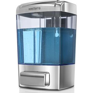KESTERRA Wall Mounted Soap Dispenser Hand Manual Kitchen Bathroom Soap Dispenser with Anti-Leakage Nozzle Container for Liquid/Gel/Shampoo/Shower Gel/Lotion, 23.7oz / 700ml KESTERRA Wall Mounted Soap Dispenser Hand Manual Kitchen Bathroom Soap Dispenser with Anti-Leakage Nozzle Container for Liquid/Gel/Shampoo/Shower Gel/Lotion, 23.7oz / 700ml