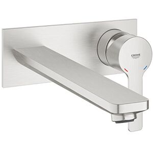 Grohe Lineare New 2-Hole Basin MixerL-Size Supersteel 23444DC1 Grohe Lineare New 2-Hole Basin MixerL-Size Supersteel 23444DC1