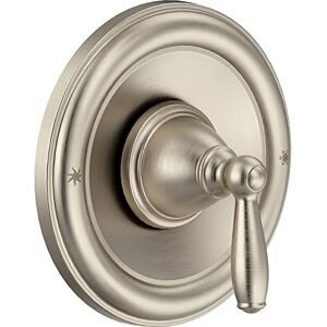 Moen Brantford Brushed Nickel Pressure Balancing Traditional Tub and Shower Trim Kit, Bathroom Shower Lever Handle with Escutcheon (Posi-Temp Valve Required), T2151BN Moen Brantford Brushed Nickel Pressure Balancing Traditional Tub and Shower Trim Kit, Bathroom Shower Lever Handle with Escutcheon (Posi-Temp Valve Required), T2151BN
