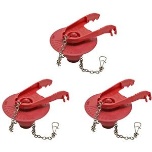 Fluidmaster 502CN3 PerforMAX Universal Water-Saving Long Life Toilet Flapper for 2-Inch Flush Valves, Adjustable Solid Frame Design, Easy Install, 3 Pack, Red, 3 Pack Fluidmaster 502CN3 PerforMAX Universal Water-Saving Long Life Toilet Flapper for 2-Inch Flush Valves, Adjustable Solid Frame Design, Easy Install, 3 Pack, Red, 3 Pack