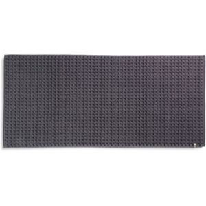Möve Piquée bath mat 60 x 130 cm made of 100% cotton, graphite Möve Piquée bath mat 60 x 130 cm made of 100% cotton, graphite