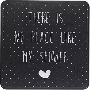 Sealskin Black Non-slip Bathroom Mat - Bath Mat Sealskin Black Non-slip Bathroom Mat - Bath Mat