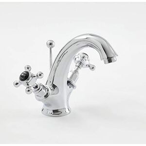 Hudson Reed Elizabeth Cross Handle Bathroom Sink Faucet - Classic Style Hudson Reed Elizabeth Cross Handle Bathroom Sink Faucet - Classic Style
