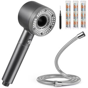 Blendura Hard Water Filter Shower Head with 3 Filter, Shower Head and Hose 1.5M, High Pressure Shower Heads with 5 Modes for Home Bathroom Accessory Blendura Hard Water Filter Shower Head with 3 Filter, Shower Head and Hose 1.5M, High Pressure Shower Heads with 5 Modes for Home Bathroom Accessory